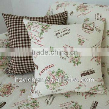 Soft sofa cushion/ Flowers design cushion cover