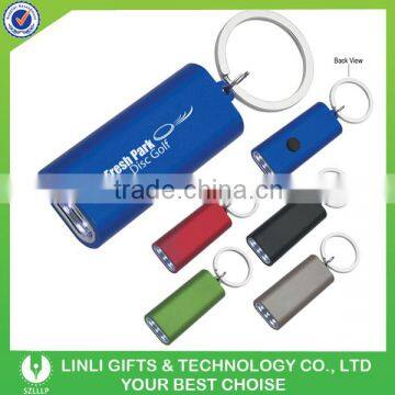 3PCS LED Mini Led Flashlight Metal Keychain