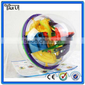 Popular acrylic Labyrinth intellect ball/Educational magical maze intellect ball/3D Intellect Puzzle Ball