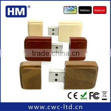 China recyclable wooden usb key