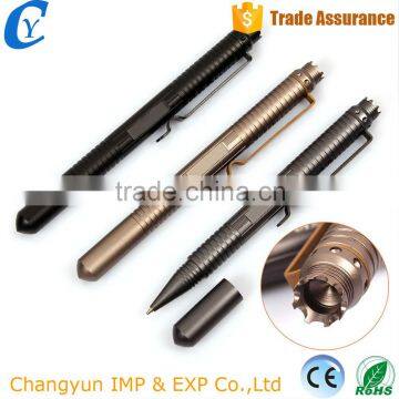 Wholesale Aviation Aluminum Alloy Writing Ballpoint Tactical Pen Self Defense Tool With Emergency Hammer