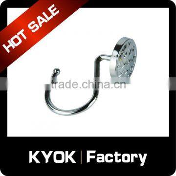KYOK Cylindrical Crystal Shape Curtain Hooks,popular 22mm Curtain Poles Wholesalers,curtain Rod Hooks for Curtain Accessory