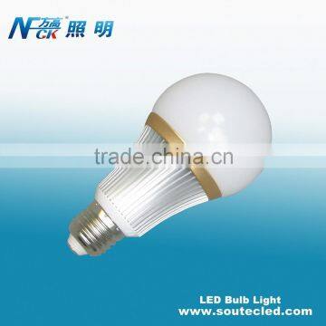 Silver Casing Aluminum Good Cooling E27 Base 220VAC 270 Degree 5watt Bulb Led for Hotel Restaurant photo-2