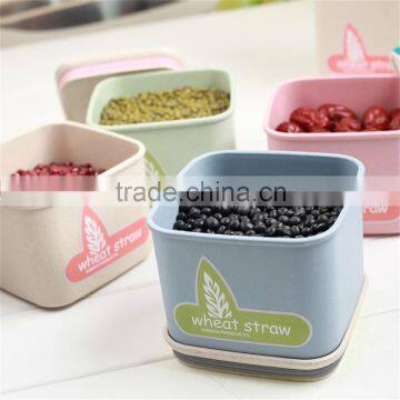 Wheat Straw Plastic Jar/container 550ml/850ml/1650ml photo-5