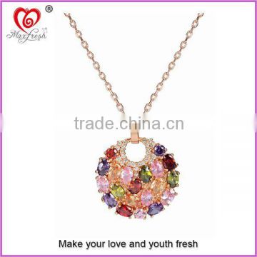 Chinese Manufacturer Pendant Necklace Copper Meterial Beautiful Design popular Gift for Girlfriend