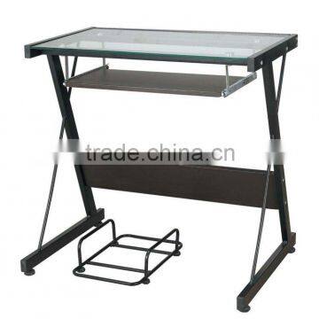 hot ! Simple tempered glasses computer and study table in home