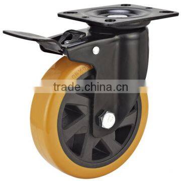 Water Resistant, Durable PU Caster, mid-heavy duty caster