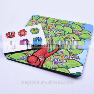 kids toy magnetic puzzle fridge magnet custom jigsaw puzzles