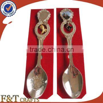 New desgin high quality Blank nickle paster spoon/souvenir items