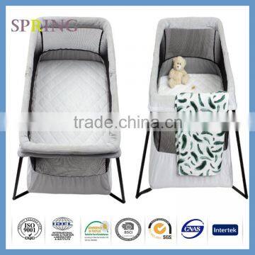 Bamboo Waterproof Crib Mattress Pad with deep skirt