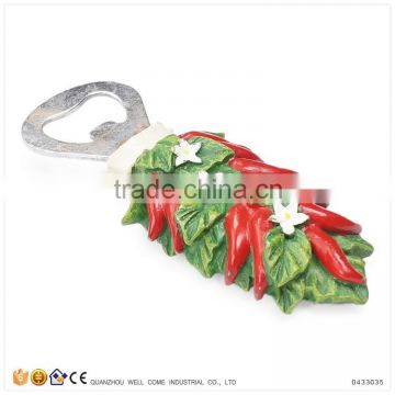 Resin Kitchen Tool Red Chili Pepper Beer Bottle Opener