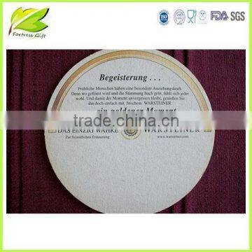 Hight quality newest promotional cheap paper coaster