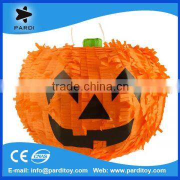 Halloween pumpkin pinata for treat or trick