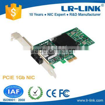 LREC9230PF PCIe x1 1000Base-SX SC Port MM Fiber NIC LAN card (Intel 82572 Based)