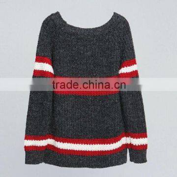 OEM Service Computer Knitted Pullover Adults Autumn Winter Varsity Sweater Women photo-6