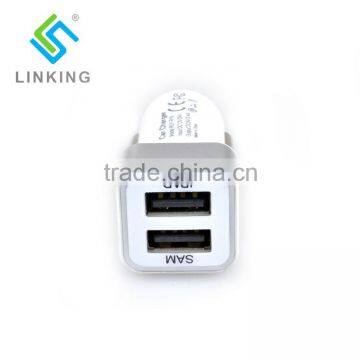 5V 1A 2.1A Factory Price Dual USB Car Charger For IPhone Android photo-3