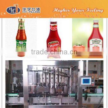 Glass Bottle peper jam piston filler twist capper