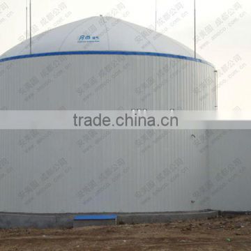 Easy installation biogas storage system