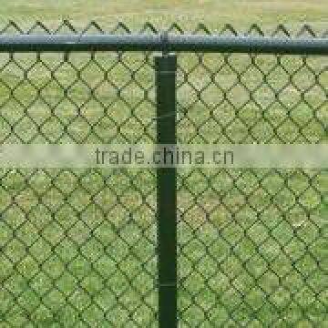 Chain link wire mesh fence (PVC coated or galvanized)