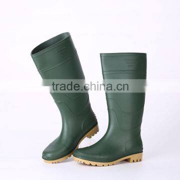 Factory Price Green Pvc Rain Boots Without Steel Toe, Cheap Plastic Pvc Rain Boots photo-3