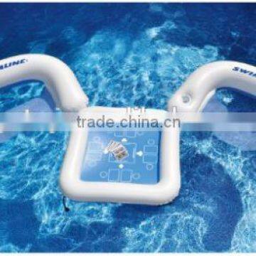 2 Person Inflatable Chess Table and Chair Floating Island photo-2