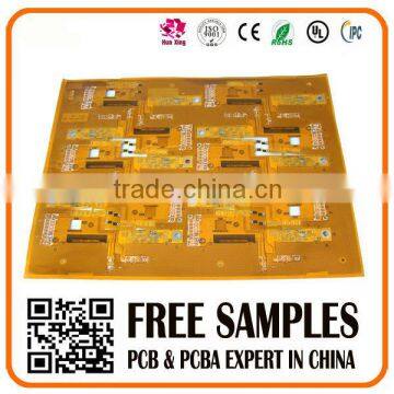 factory custom yellow solder mask flex pcb