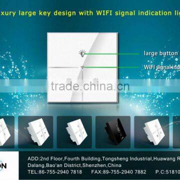 WIFI touch light switches for home automation wifi switches control