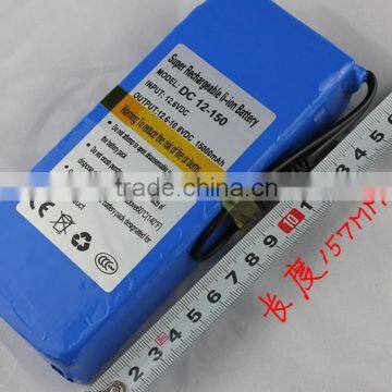 Rechargeable 12V portable lithium ion battery for LED strip