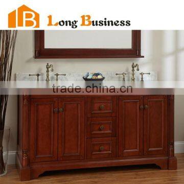 LB-LX2070 Popular style solid wood bathroom cabinet,classic bathroom cabinet, bathroom cabinet