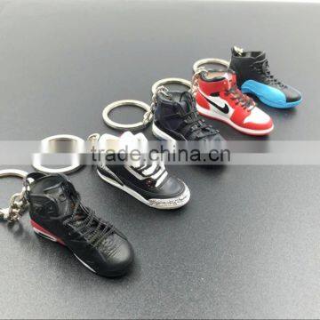 3d custom shoes shaped keychain, Customized shoes shaped keychain, OEM shoes shaped keychain