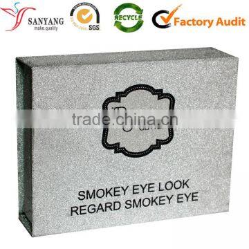 Special Design Smokey Eye Shadow Box Paper Makeup Eyeshadow Palette Box With Mirror