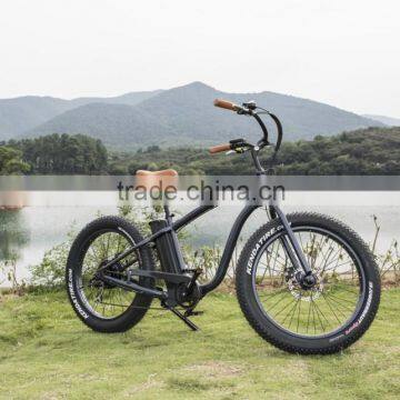 Rear Wheel Motor Mountain Electric Bike Chinese Fat Tire Bike photo-2