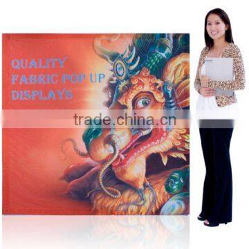 straight pop up display for trade shows