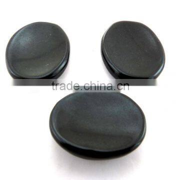 Black Agate Worry Stones