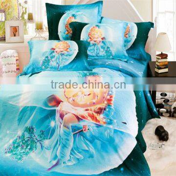 cotton made Acrab printed magic 3d bedroom set