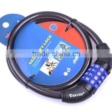 Anti Theft Cheap Bicycle Lock Password Bike 4 Code Lock Combination Bike