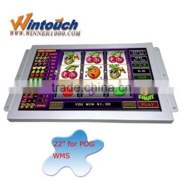 2014 shenzhen 22 Inch High Resolution IR/SAW/Resisitive/ Capacitive Touch Open Frame monitor For Advertising ATM Karaok POS