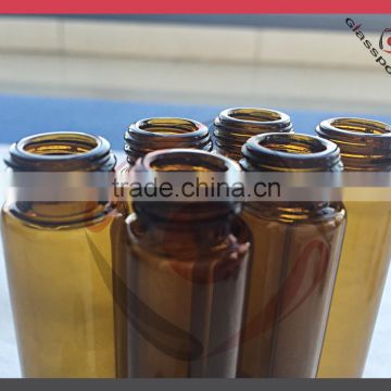 Bulk small bottles, tube glass vial for fish oil, oil glass vials with plastic cap                        
                                                Quality Choice