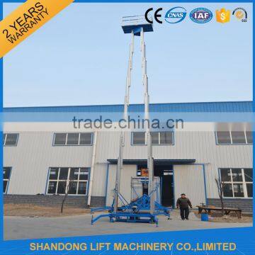 aluminum mobile lift platform moving working operating platform