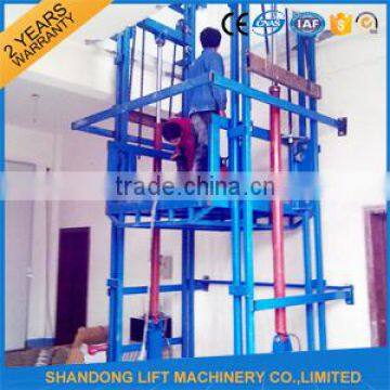 1.5T 4.5M Vertical Hydraulic Warehouse Cargo Lift With CE