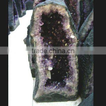 Natural Rock Amethyst Quartz Crystal Geode photo-1