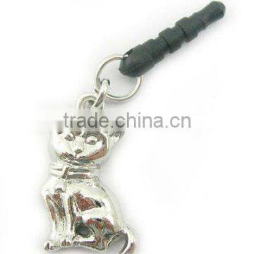 Wholesale fashion cute dog earphone jack dust proof plug, designed by (C) charis,various design