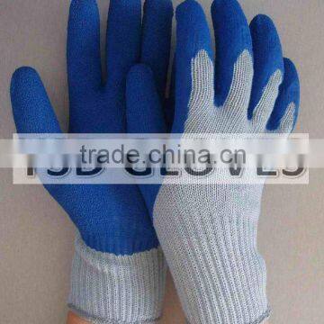 materials handling gloves with latex coated