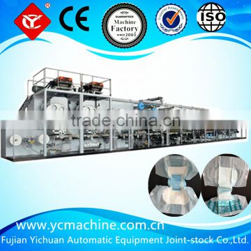 China Supplier Semi Servo Adult Diaper Manufacturing Machine