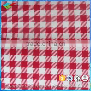 check printing nylon spandex womens swimwear fabric