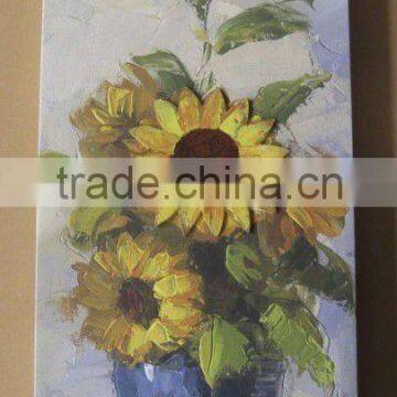 Beautiful 3D picture canvas flower oil painting