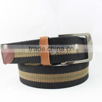 2015 fashion webbing belts good quality at low price