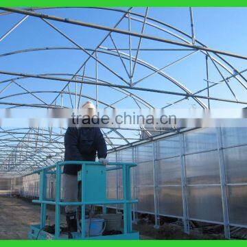 Galvanized steel frame Plastic-polycarbonate Agricultural green house sysytem