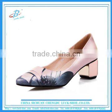 Nude color pumps shoes hot sale dress shoes block heel dress shoes