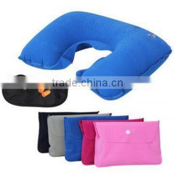 blue inflatable customized pillow